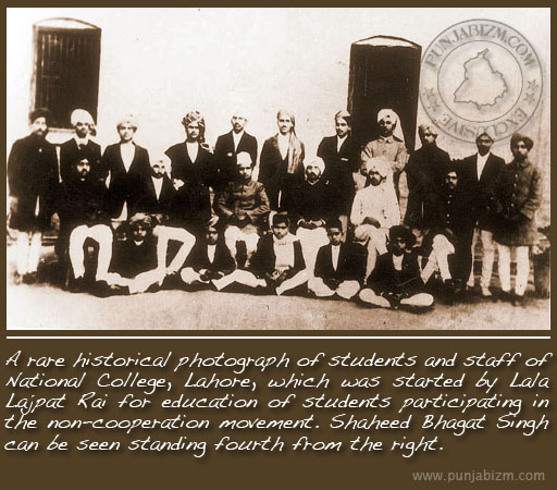 A rare historical photograph of bhagat singh