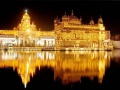 A night view of Shri Harimandar Sahab at Amritsar
